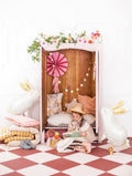 PartyDeco, Kwiaty, rozety dekoracyjne, 26-43 cm, 3 szt.