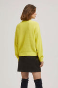 Sweter damski, zielony, Moodo