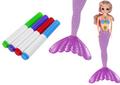 Lean Toys, lalka syrenka z akcesoriami, skarby wykopalisk