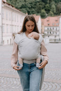 Boba, Wrap, chusta do noszenia dziecka, jasnoszara