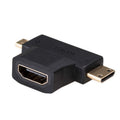 Akyga, adapter, HDMI F / Micro HDMI, Mini HDMI M, AK-AD-23