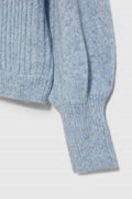Sweter damski, niebieski, Moodo