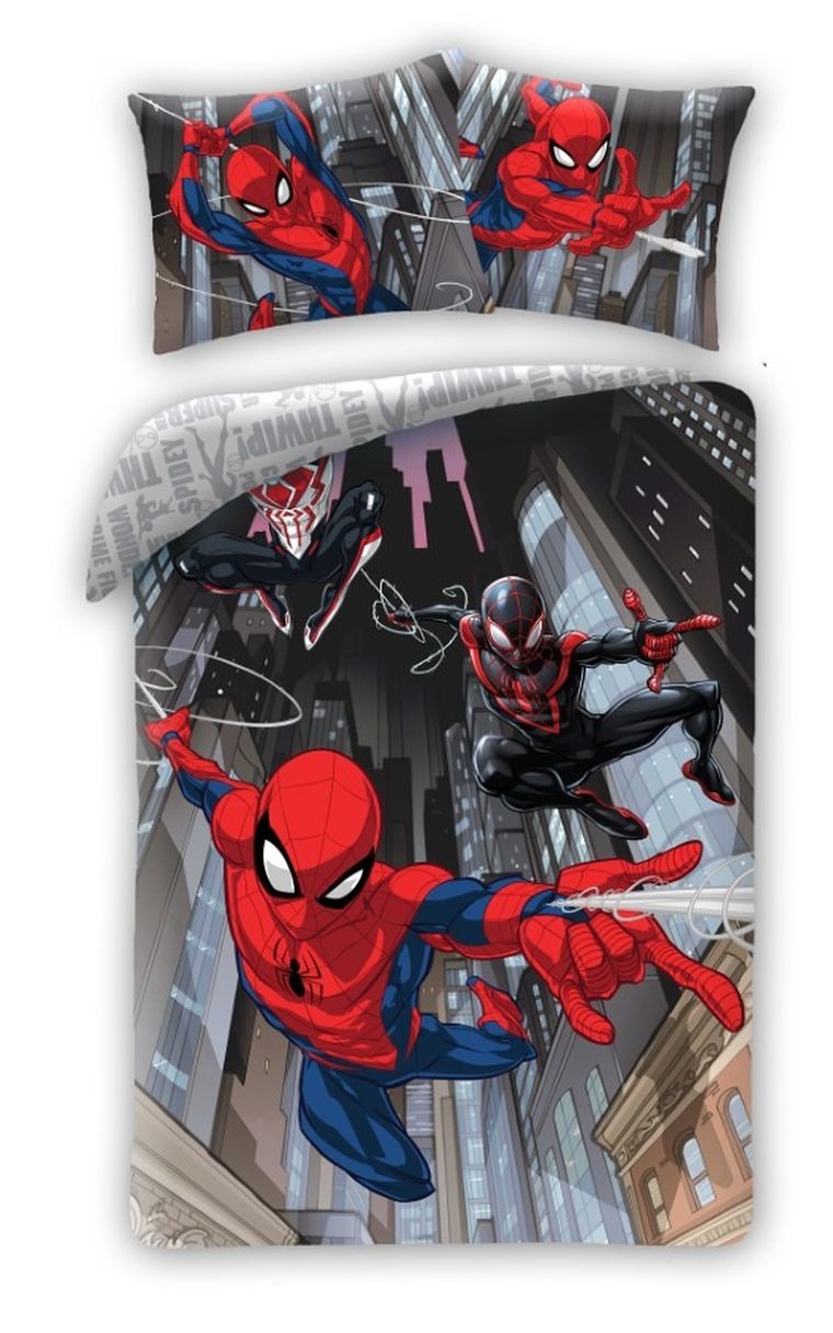 Spider-Man, 2-częściowy komplet pościeli, 160x200 cm