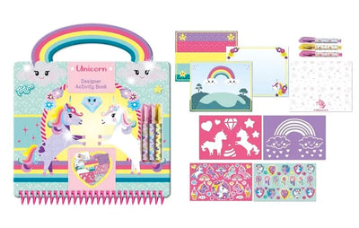 Totum, Unicorn, Designer Activity Book, zestaw kreatywny