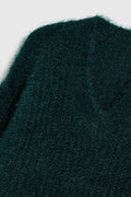 Sweter damski, zielony, Moodo