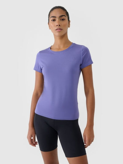 T-shirt damski, niebieski, 4F