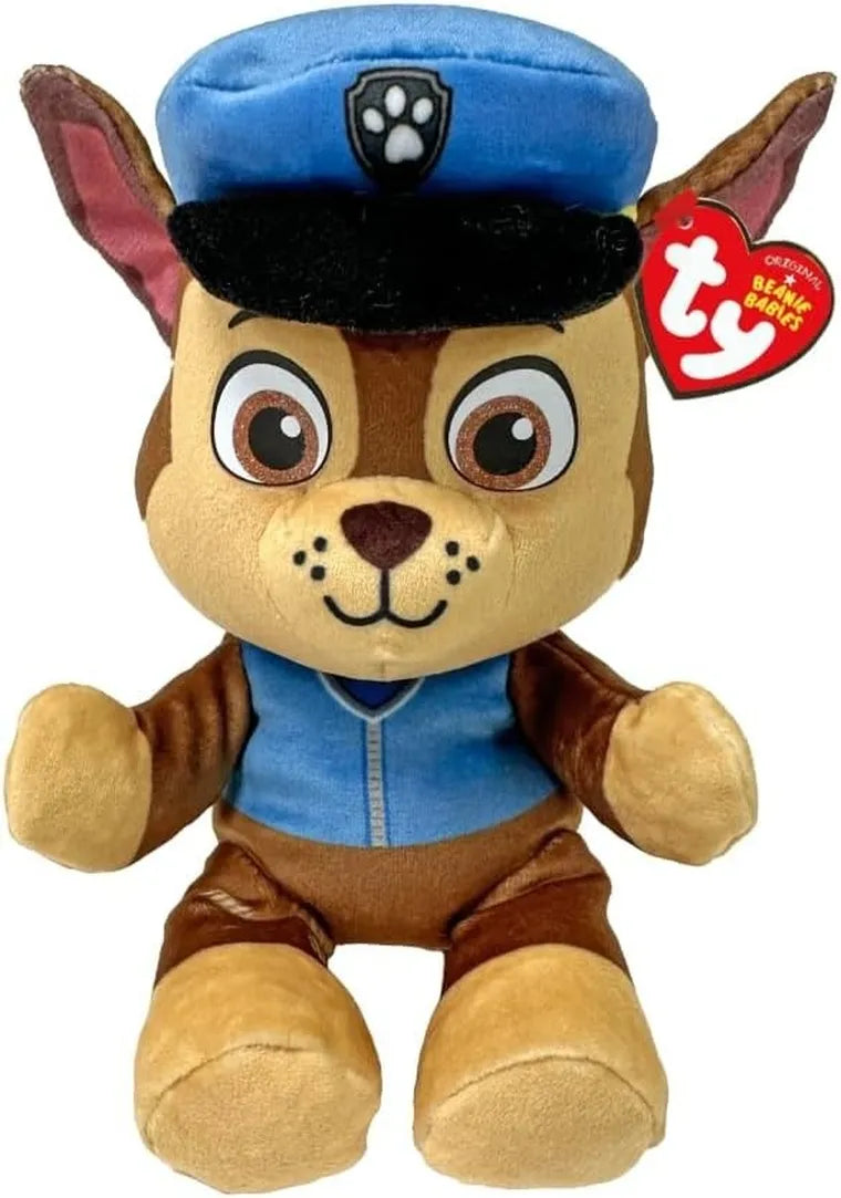 Ty, Beanie Babies, Psi Patrol, maskotka, Chase, 15 cm