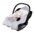 Lionelo, Travel Swaddle Blanket, otulacz do fotelika, Grey Balloon