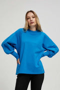 Bluza damska, niebieska, Moodo