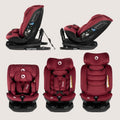 Lionelo, Bastiaan, fotelik samochodowy, i-Size, RWF, Red Burgundy, 40-150 cm