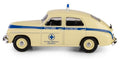 Daffi, Kolekcja Polskiej Motoryzacji, Warszawa M20, pogotowie ratunkowe, pojazd, model metalowy, 1: 43
