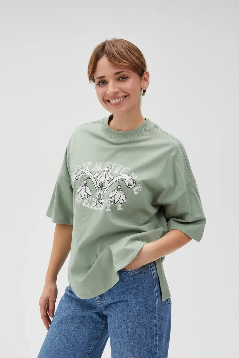 Bluza damska, khaki, Moodo