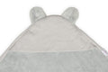 BabyMatex, Koala Muslin, kocyk z kapturkiem, szary, 95x95 cm
