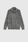 Sweter damski, czarny, Moodo
