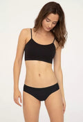 Majtki stringi damskie, czarne, Brazylian Ultra Comfort, Gatta