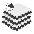 Kinderkraft, Luno, mata piankowa, puzzle, Black