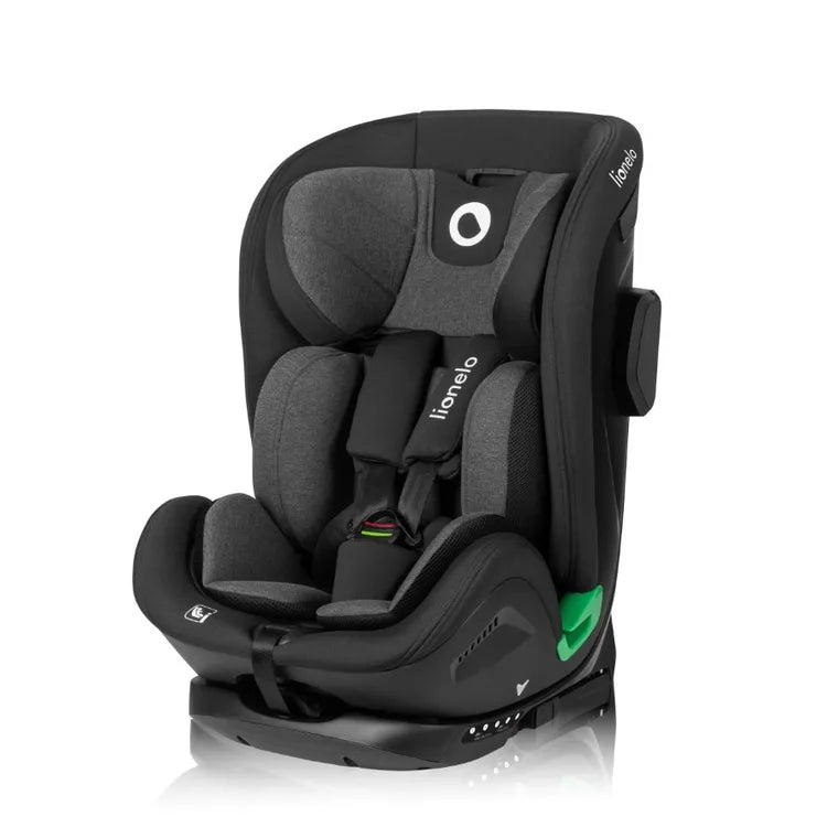 Lionelo, Harper i-Size, fotelik samochodowy, black carbon grey, 76-150 cm