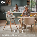 Kinderkraft, Fini 2, krzesełko do karmienia, Grey