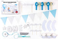 PartyDeco, zestaw dekoracji Party, 1st Birthday, srebrny