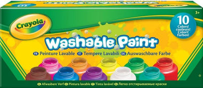 Crayola, farby w buteleczkach, 10 szt.