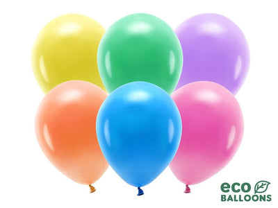 PartyDeco, balony Eco 26 cm pastelowe, mix, 10 szt.