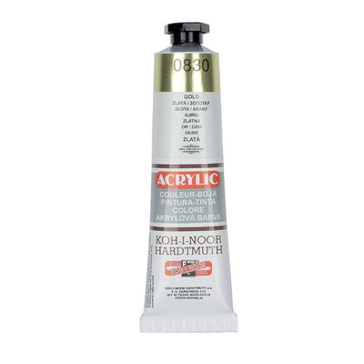 Koh-I-Noor, Acrylic, farba akrylowa, Gold 0810, 40 ml