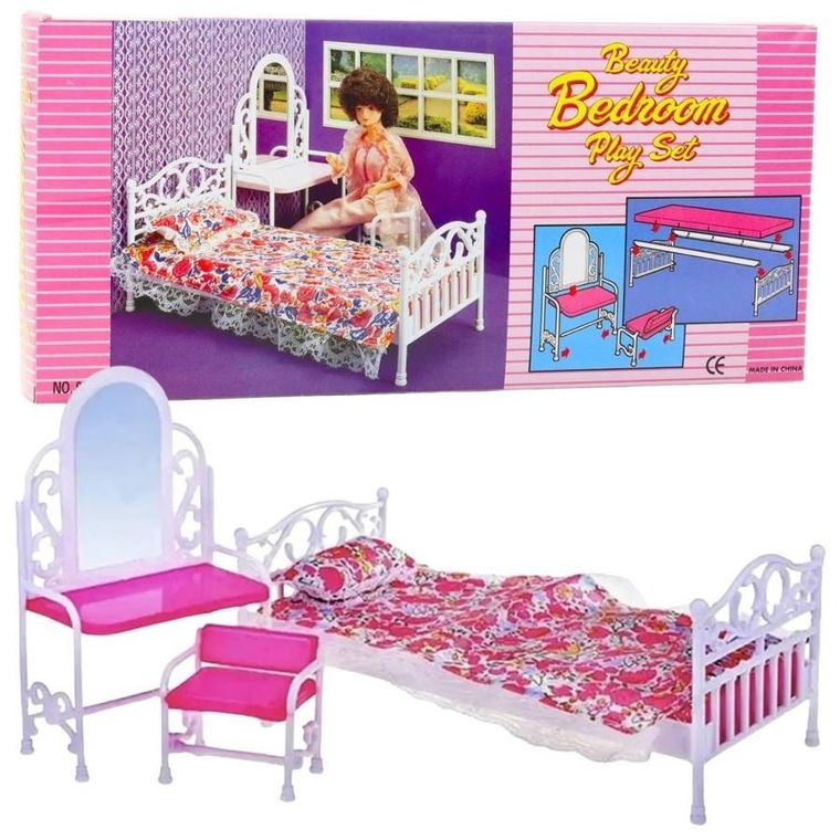 Lean Toys, meble do sypialni dla lalek