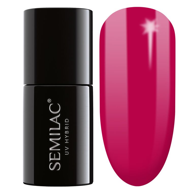 Semilac, lakier hybrydowy 103 elegant raspberry