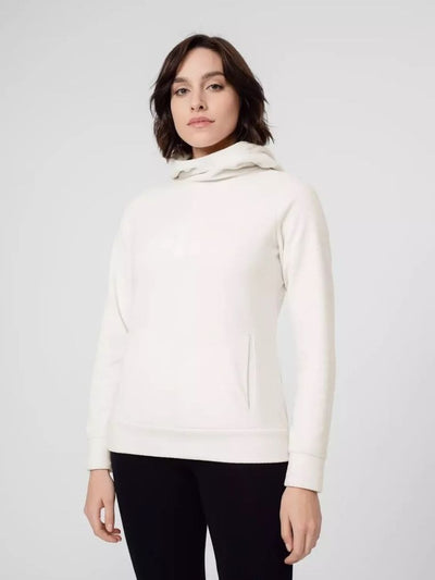 Bluza damska z kapturem, ecru, 4F
