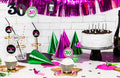 PartyDeco, urodzinowe gwizdki, mix, 6 szt.