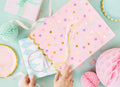 PartyDeco, torebki na prezenty Gwiazdki, mix, 26x32x13 cm, 1 szt.