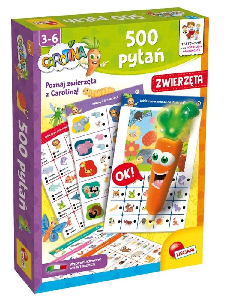 Carotina, 500 pytań, Zwierzęta, gra interaktywna