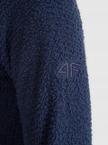 Bluza damska z kapturem, rozpinana, granatowa, Primaloft Active, 4F