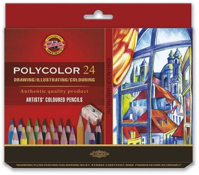 Koh-I-Noor, Polycolor, kredki artystyczne, 24 kolory