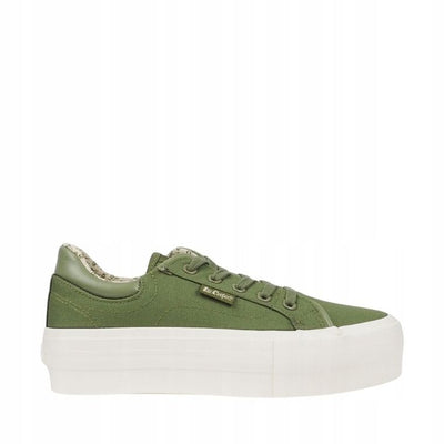 Trampki damskie, khaki, Lee Cooper