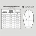 Rękawiczki narciarskie dziewczęce, szare, Yoclub