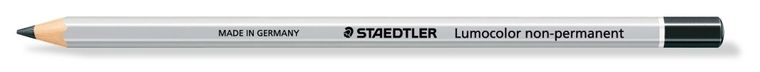 Staedtler, kredka specjalistyczna, Lumocolor, czarna, omnichrom, zmywalna