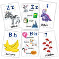 Adamigo, Litery i Cyfry, obrazkowe karty edukacyjne