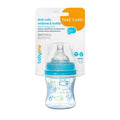 BabyOno, butelka antykolkowa, szerokootworowa, niebieska, 120 ml