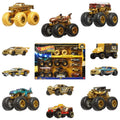 Hot Wheels, Monster Trucks, Bigfoot 50 rocznica, Monster Trucki i samochodziki, zestaw aut