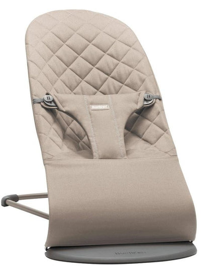 BabyBjörn, Bliss Woven, leżaczek, piaskowo-szary