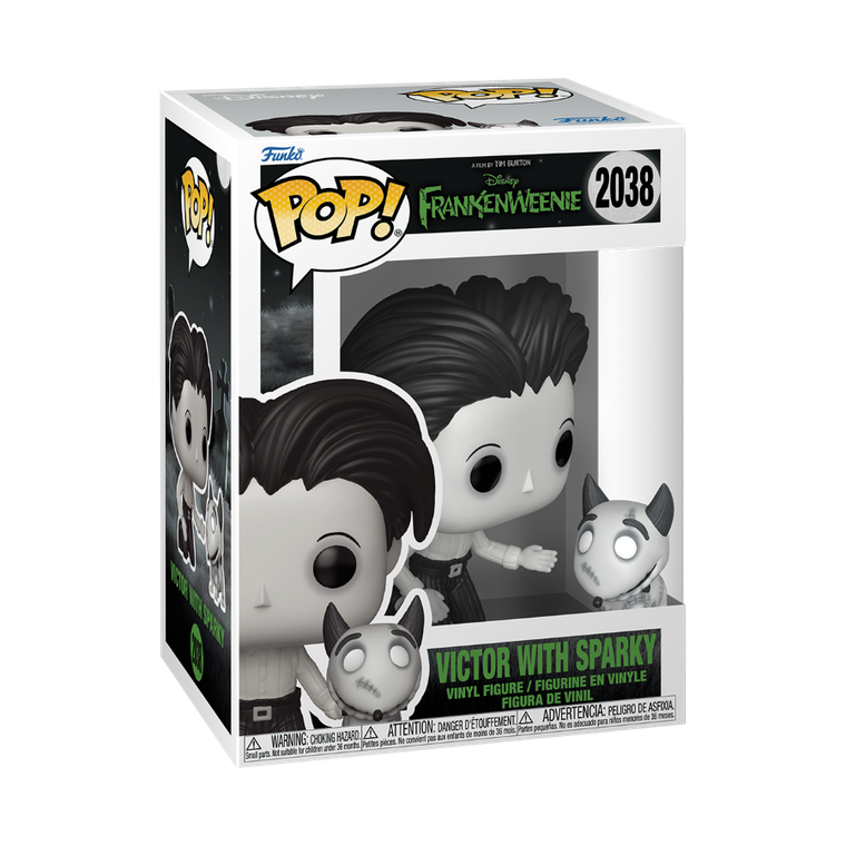 Funko Pop! Buddy:  Frankenweenie, Victor i Sparky, figurki kolekcjonerskie