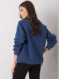 Bluza damska, granatowa, Ex Moda