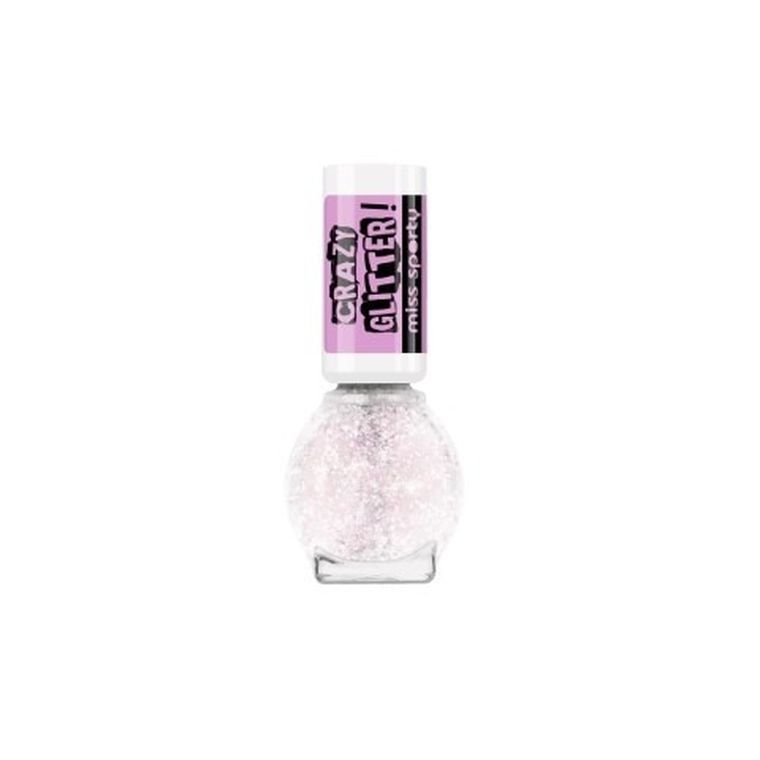Miss Sporty, Crazy Glitter, lakier do paznokci, nr 030, 7 ml