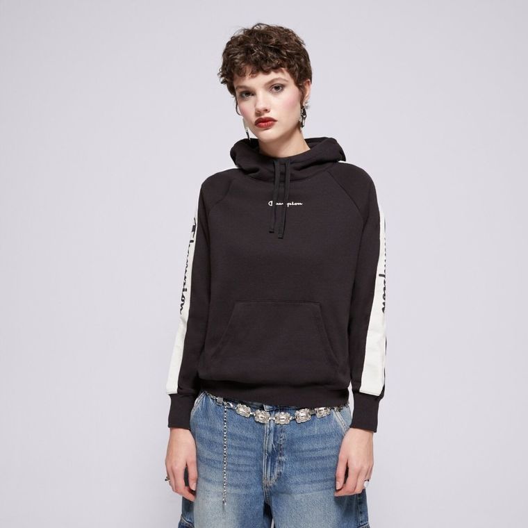 Bluza damska z kapturem, czarna, Champion