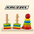 Kruzzel, drewniany sorter kształtów