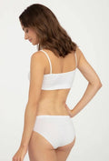 Majtki figi damskie, czarne, Seamless Cotton Mini Bikini, Gatta