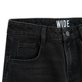 Czarne spodnie jeansowe cargo wide Cool Club