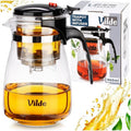 Vilde, dzbanek z zaparzaczem spustowym do herbaty, szklany, 960 ml