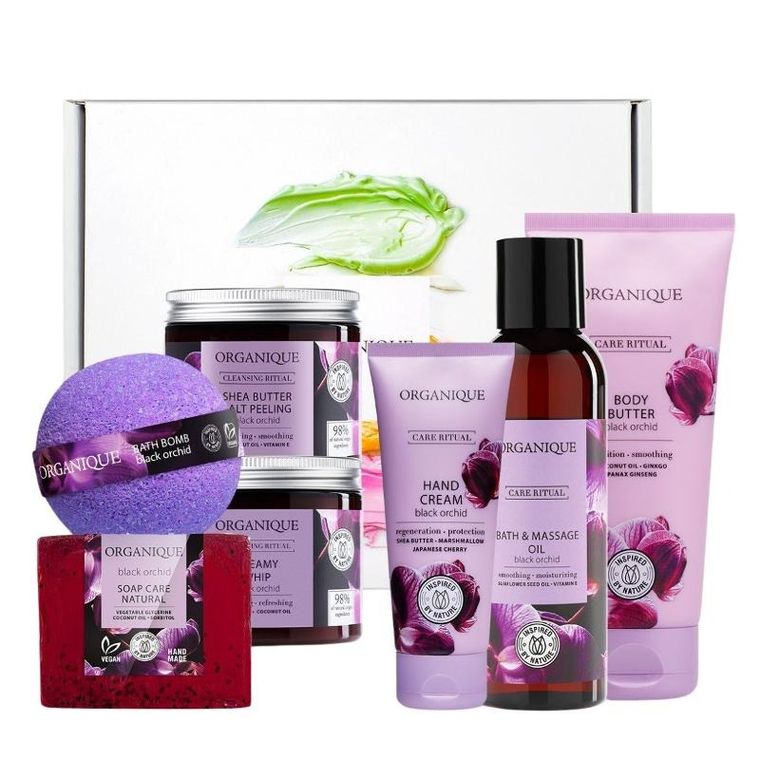 Organique, zestaw prezentowy, Black Orchid